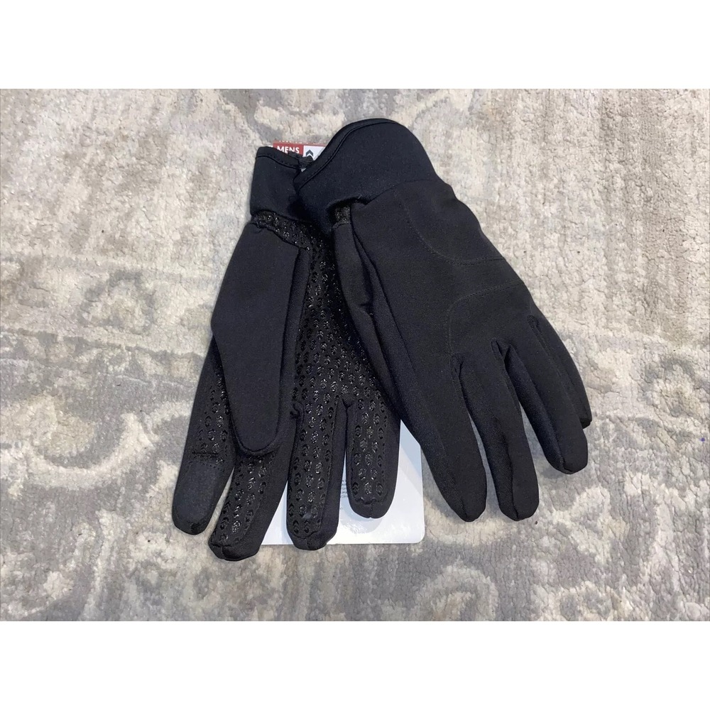New Free Country‎ Softshell Touchscreen Gloves Black Men's Sz Large/X-Large